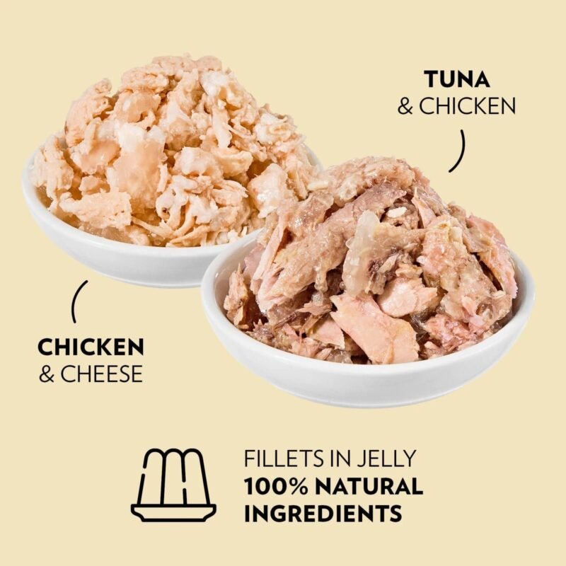PRIMACAT Tuna & Chicken Jelly konservai katėms drebučiuose 50g. *12vnt. – pilt 2