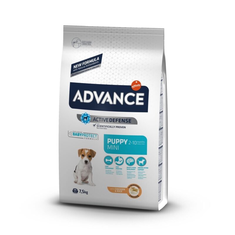ADVANCE "Mini Puppy" šunų maistas mažų veislių šuniukams