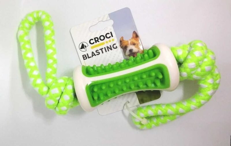 CROCI Rope/TPR Blasting virvė su kramtuku 41x6cm
