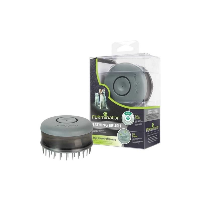Furminator Bathing Brush - Maudynių Šukos, Šampūnui Paskirstyti