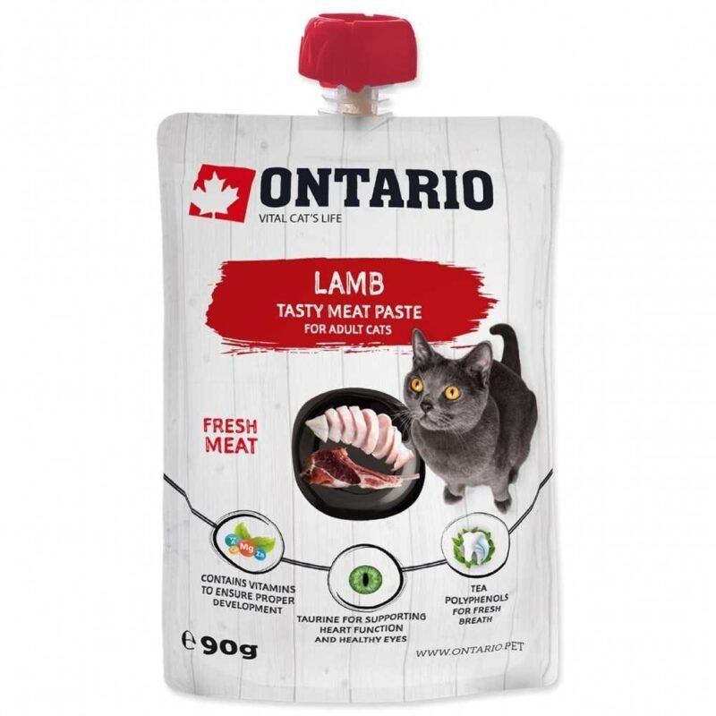 ONTARIO Lamb Fresh Meat Paste su ėriena 90g